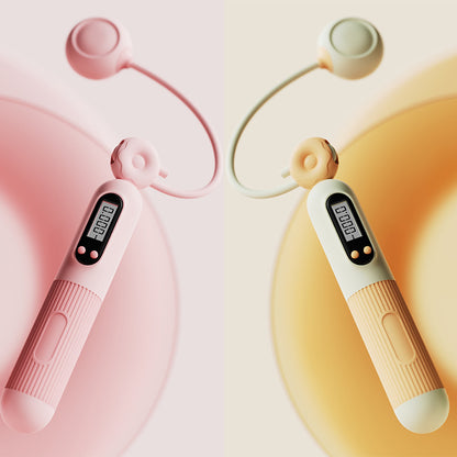 Springseil mit Zähler, verstellbares Springseil mit Kalorienzähler, intelligentes Springseil für Fitnessübungen und Gewichtsabnahme