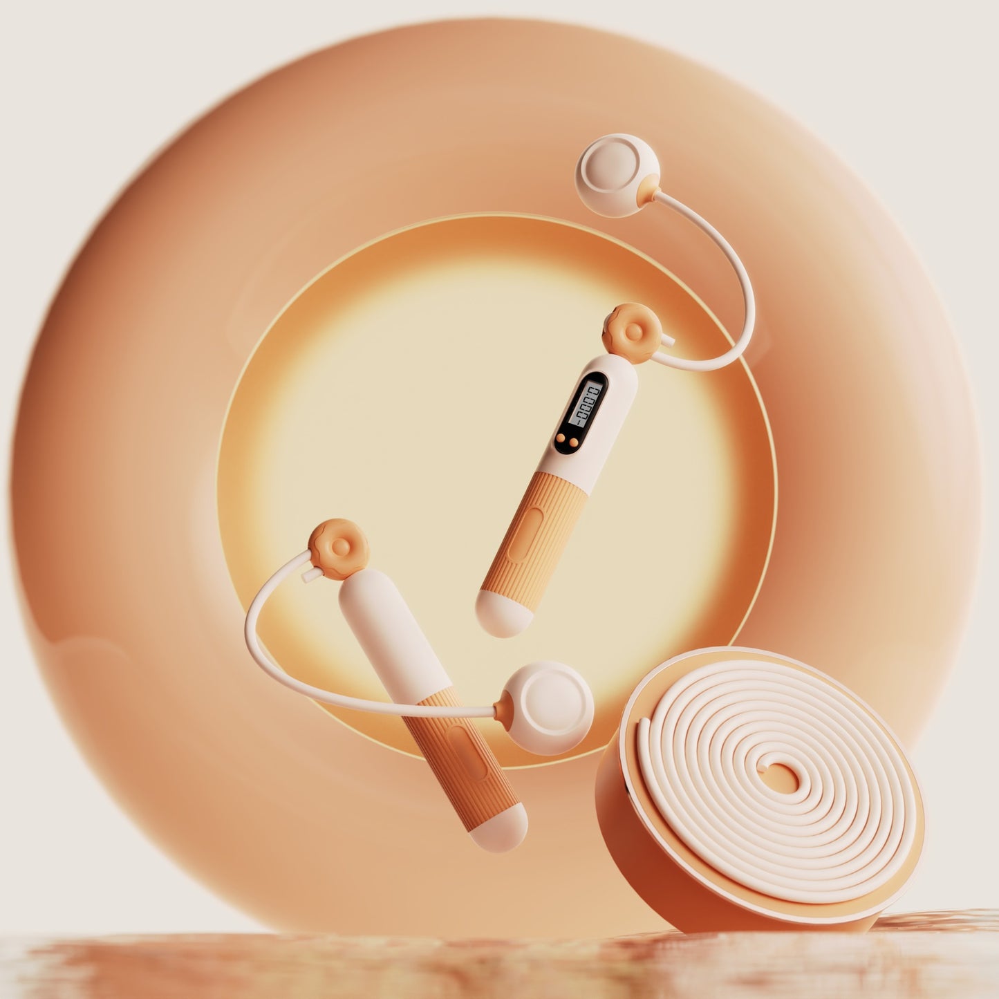 Springseil mit Zähler, verstellbares Springseil mit Kalorienzähler, intelligentes Springseil für Fitnessübungen und Gewichtsabnahme