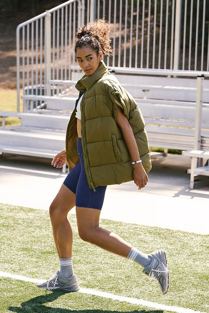 Lockerer trendiger Baum woll westen mantel für Damen
