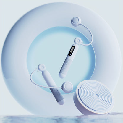 Springseil mit Zähler, verstellbares Springseil mit Kalorienzähler, intelligentes Springseil für Fitnessübungen und Gewichtsabnahme