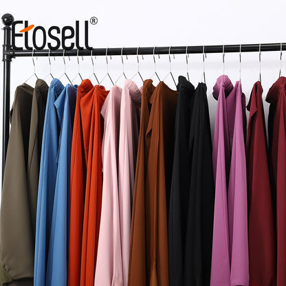 Lange Khimar Volle Abdeckung Ramadan Kleid Abayas Islamische Tuch