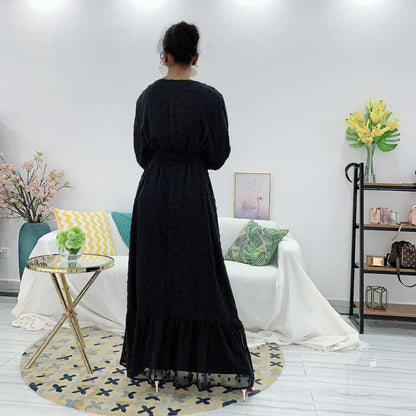 Hijab Kleid Robe Femme Kaftan Marocain Vestidos Largos