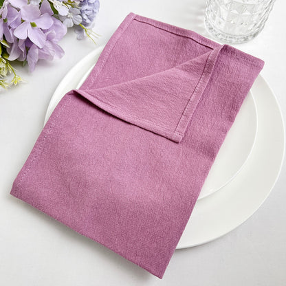 4PC 30X45CM Hotel Serving Cloth Napkins Cotton Fabric Family Dinner Kitchen Green Tea Towels Table Design Mat Wedding Decoration