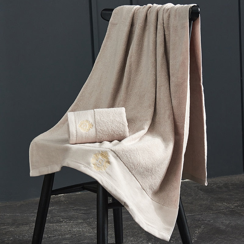 nn Hotel Stil High-Grade Baumwolle Handtuch Set Badetuch + Gesicht Handtuch Set Weiche Bad Gesicht Handtuch Handtuch Bad Handtuch sets