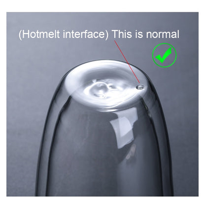 1-6PCS 80-450ML Wärme Beständig Doppel Wand Tee Glas Tasse Bier Kaffee Handgemachte Kreative Kalt getränke Transparent Drink Set