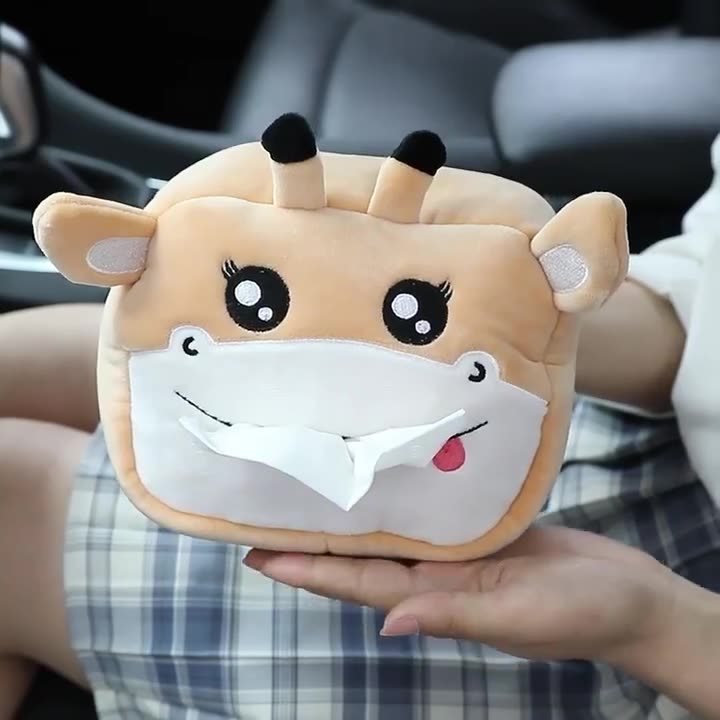 Tissue-Boxen kreative Tissue-Box weiche Cartoon Papier Serviette Fall niedliche Tiere Auto Papier-Boxen schöne Serviette Halter für Autos itz