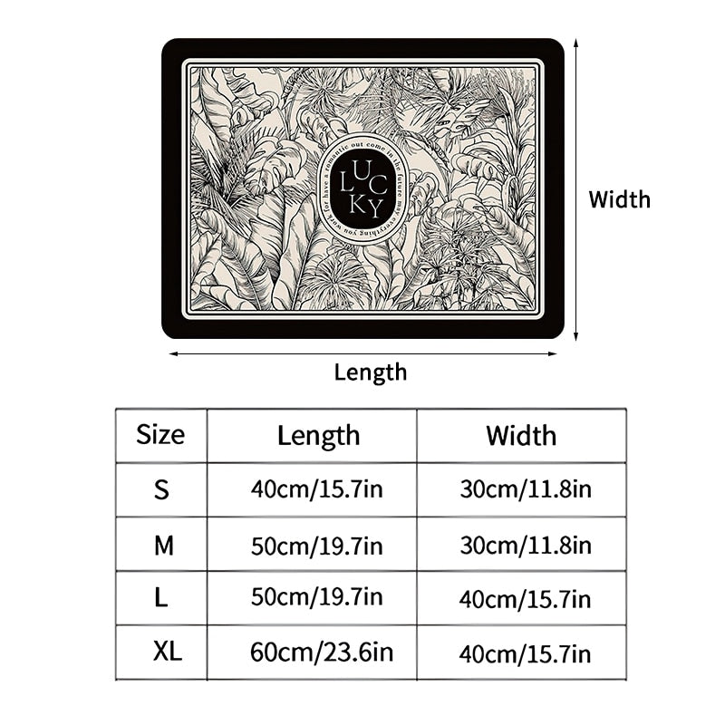 Tischset für Esstisch saugfähige Geschirr matten Geschirr trocknungs matte Abfluss kissen hitze beständige Arbeits platte Matte Heim dekoration