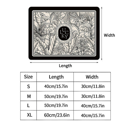 Tischset für Esstisch saugfähige Geschirr matten Geschirr trocknungs matte Abfluss kissen hitze beständige Arbeits platte Matte Heim dekoration
