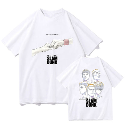 Anime Slam Dunk T-Shirt for Men Sakuragi Hanamichi Kaede Rukawa