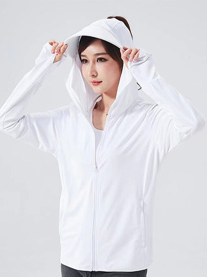 Sommer UPF 50 + UV Sonnenschutz Haut Mäntel Männer Ultra-Licht Sportswear Mit Kapuze Outwear