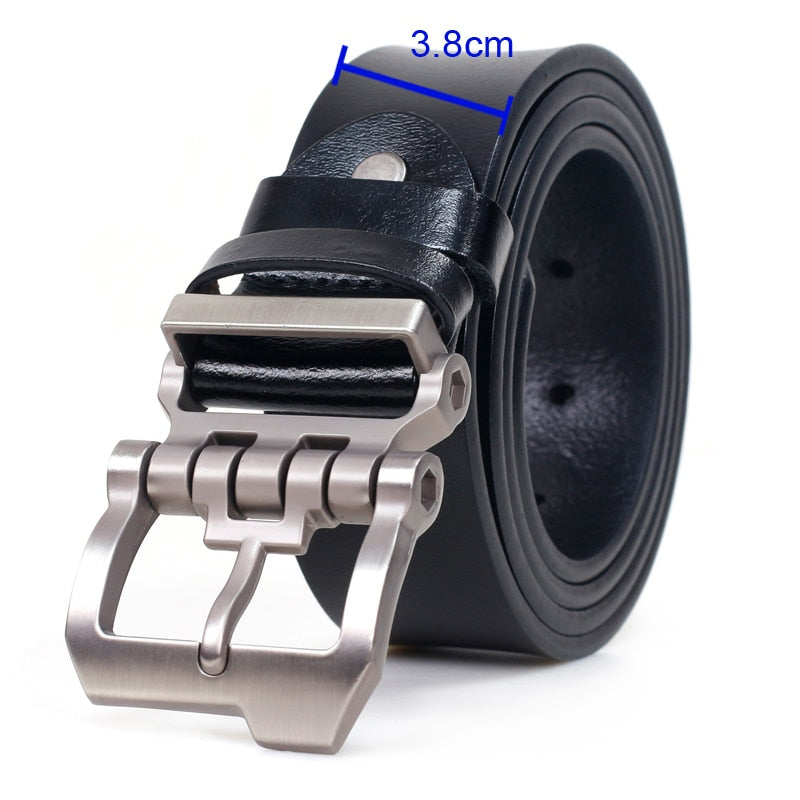 Herren Gürtel Hohe Qualität Echtes Leder Luxus Gurt Klassischen Vintage Legierung Pin Schnalle Männlich Gürtel Jeans Gürtel für Männer SM03