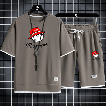 Golf Herren Sets Mode koreanischen Trainings anzug Männer Kurzarm T-Shirts Sport Shorts Anzug Männer lässig Männer Kleidung Herren Jogger Sets