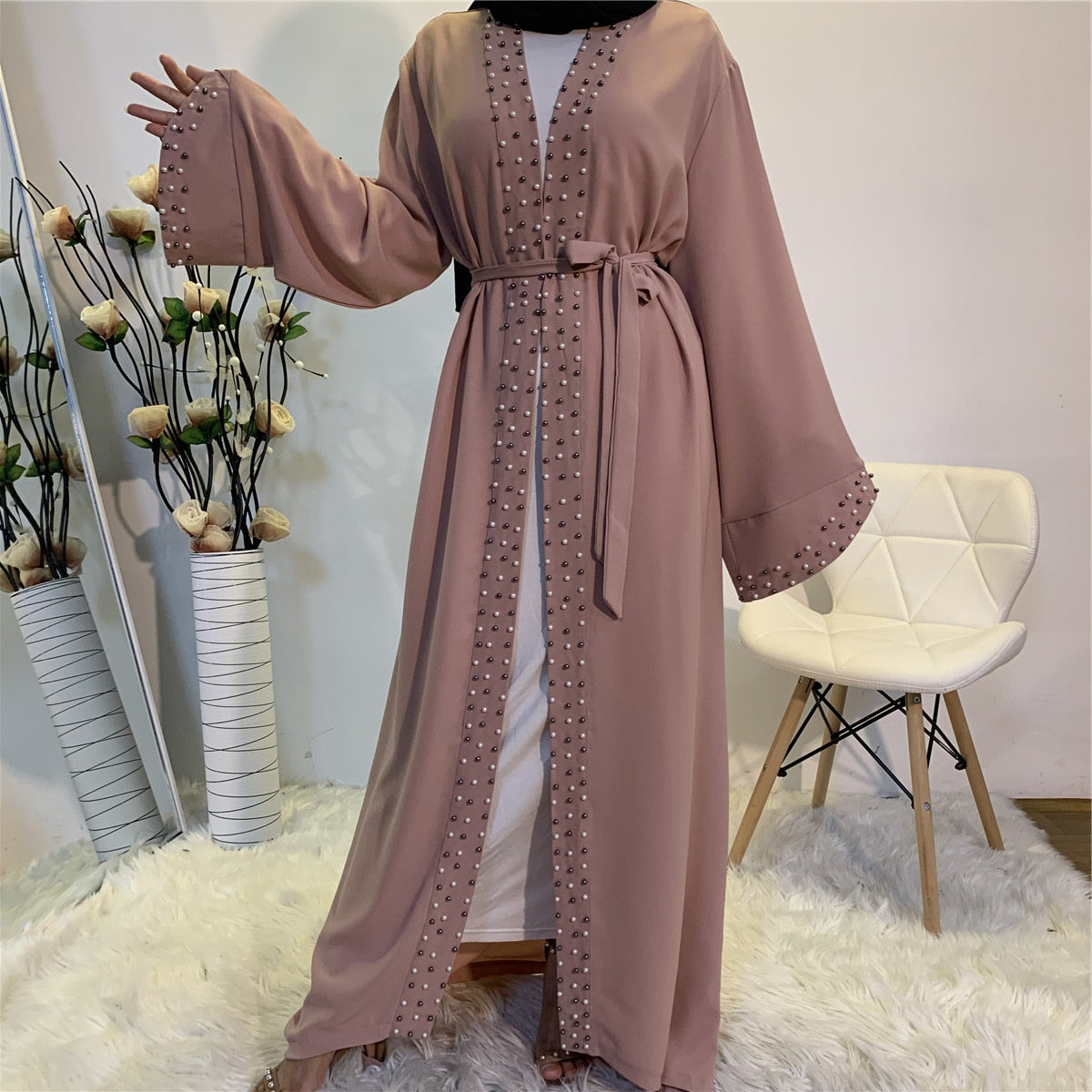 Kaftan Dress Caftan Islamic Clothing Vestido Arabe Mujer