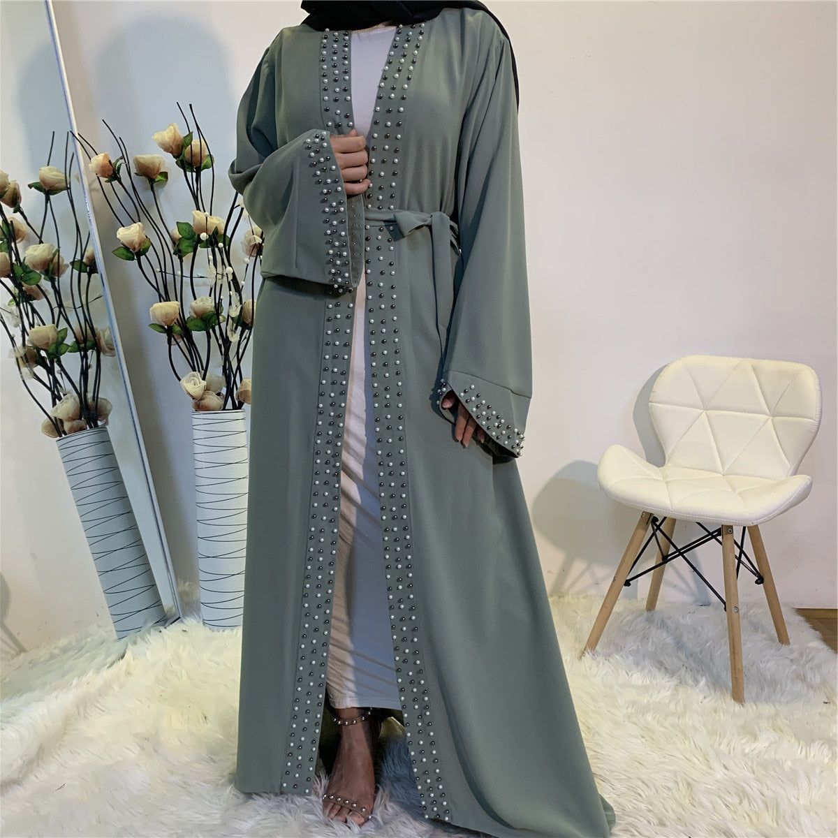 Kaftan Dress Caftan Islamic Clothing Vestido Arabe Mujer