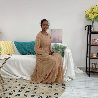 Hijab Kleid Robe Femme Kaftan Marocain Vestidos Largos