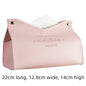 Leather Tissue Box Car Tissue Box Home Living Room Decoration Bedroom Kitchen Desktop Nordic Large Storage Box Napkin Holder