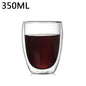 1-6PCS 80-450ML Wärme Beständig Doppel Wand Tee Glas Tasse Bier Kaffee Handgemachte Kreative Kalt getränke Transparent Drink Set