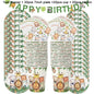 61pcs Dschungel Tier Einweg geschirr Set Papp teller Tasse Serviette Banner Kinder Junge Wald Safari Thema Geburtstags feier liefert