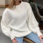 Weiche Lose Gestrickte Kaschmir Pullover Frauen 2023 Neue