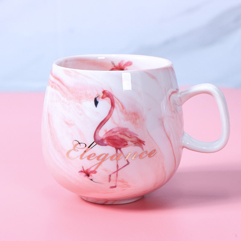Flamingo Kaffee Becher Keramik Becher Reise Tasse