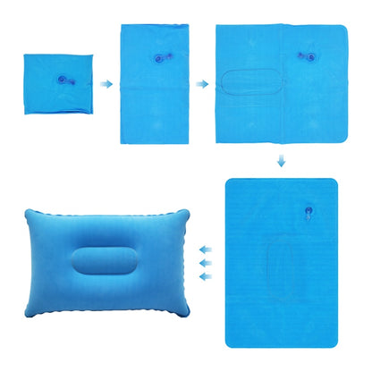 Aufblasbare Air Kissen Bett Schlafen Camping Kissen PVC Nylon Neck Bahre Rückenlehne Kissen für Reise Flugzeug Kopf Rest Unterstützung