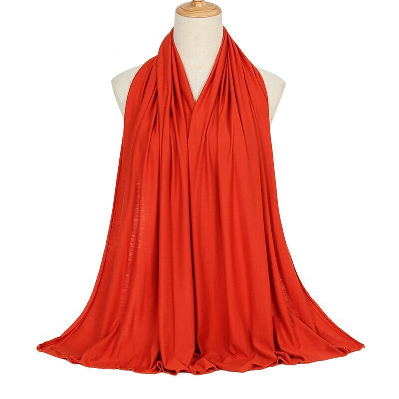 Ramadan Jersey Hijab Schal Für Muslimische Frauen Schal Stretchy Einfach Hijabs