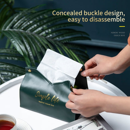 Leder Tissue Box Serviette Halter Auto Tissue Box Hause Wohnzimmer Halter Fall Lagerung Hotel Karton Haushalt Hause Große Lagerung