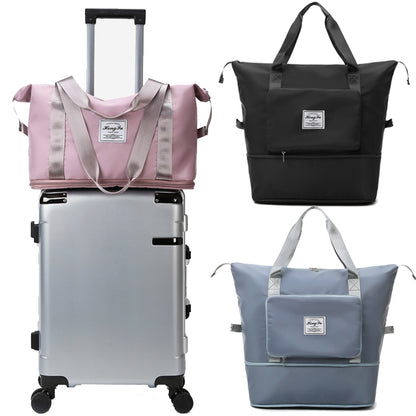 Frauen Faltbare Große Kapazität Frauen Gym Taschen Schulter