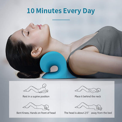 Neck Massage Kissen Hals Schulter Zervikale Chiropraktik Traktion Gerät Massage Kissen für Schmerzen Relief Körper Neck Massager