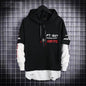 Autumn Men's Hoodie Sweatshirt Casual Black Hoodies Tops Techwear Hip Hop