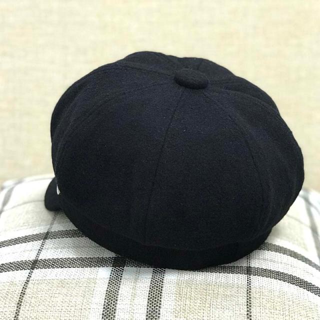 Achteckiger britischer All-Match-Wollhut für Damen