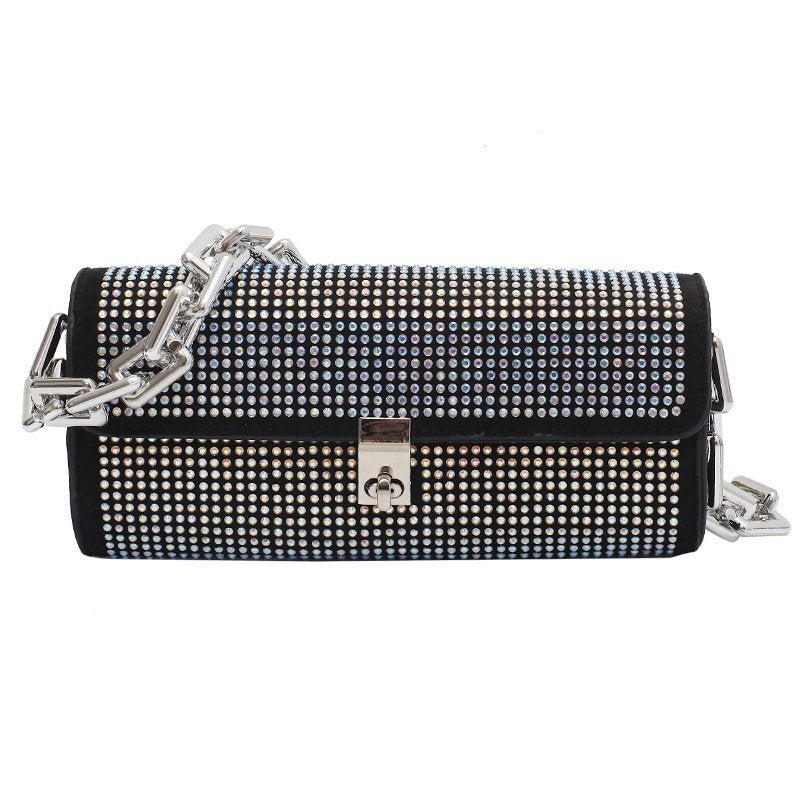 Ein Schulter Tasche mit Strasssteinen Damen Dinner-Hand
