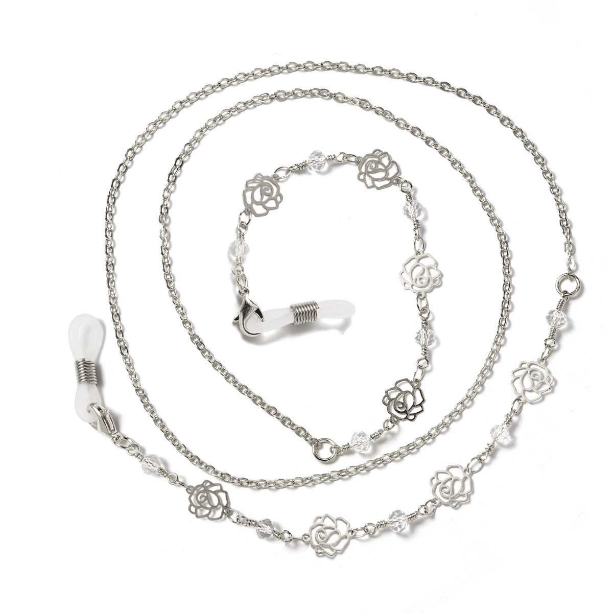 Farbkonservierung vergoldete Hängekette buntes Brillenband