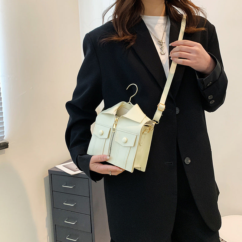 Sommer neue dreidimensionale Jacke Kleidung Umhängetasche kleine quadratische Tasche