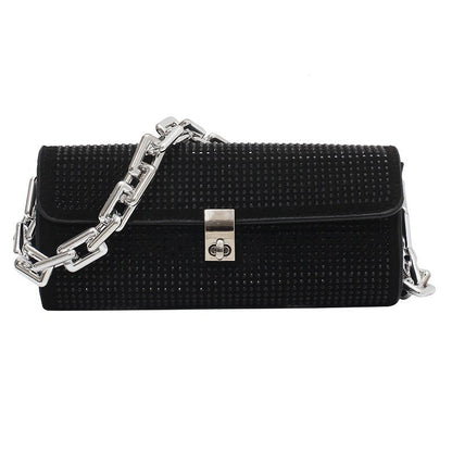 Ein Schulter Tasche mit Strasssteinen Damen Dinner-Hand