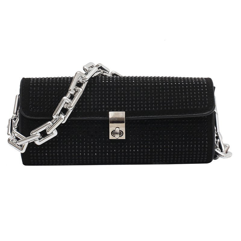 Ein Schulter Tasche mit Strasssteinen Damen Dinner-Hand