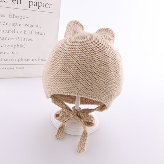 Babymütze aus süßer Babywolle für 4–28 Monate