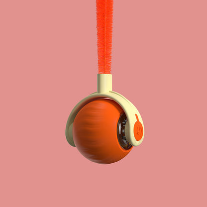 Zerrball-Spielzeug für Haustiere, bewegungsaktiviertes, interaktives Katzen-Rollball-Spielzeug mit Vogelgezwitscher und Teaser-Spiel für Haustiere und Kätzchen, Haustierprodukte