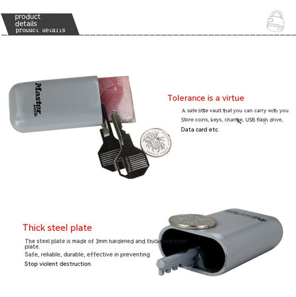 Safe-Geldbörse für Schlüssel mit Passwortsperre