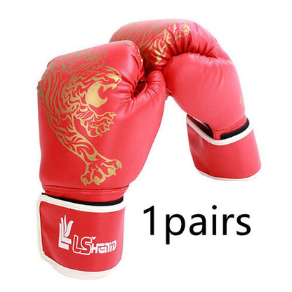 Flame Tiger Boxhandschuhe. Box training Handschuhe