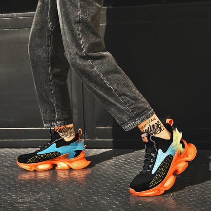 Atmungsaktive Mesh Laufsneaker mit niedrigem Schnitt