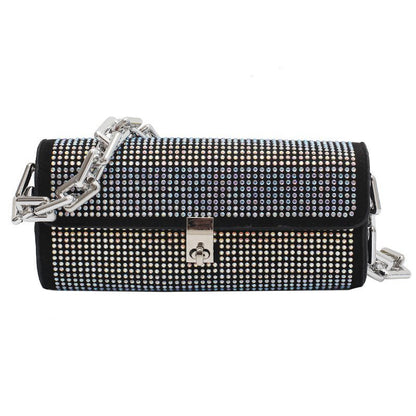 Ein Schulter Tasche mit Strasssteinen Damen Dinner-Hand