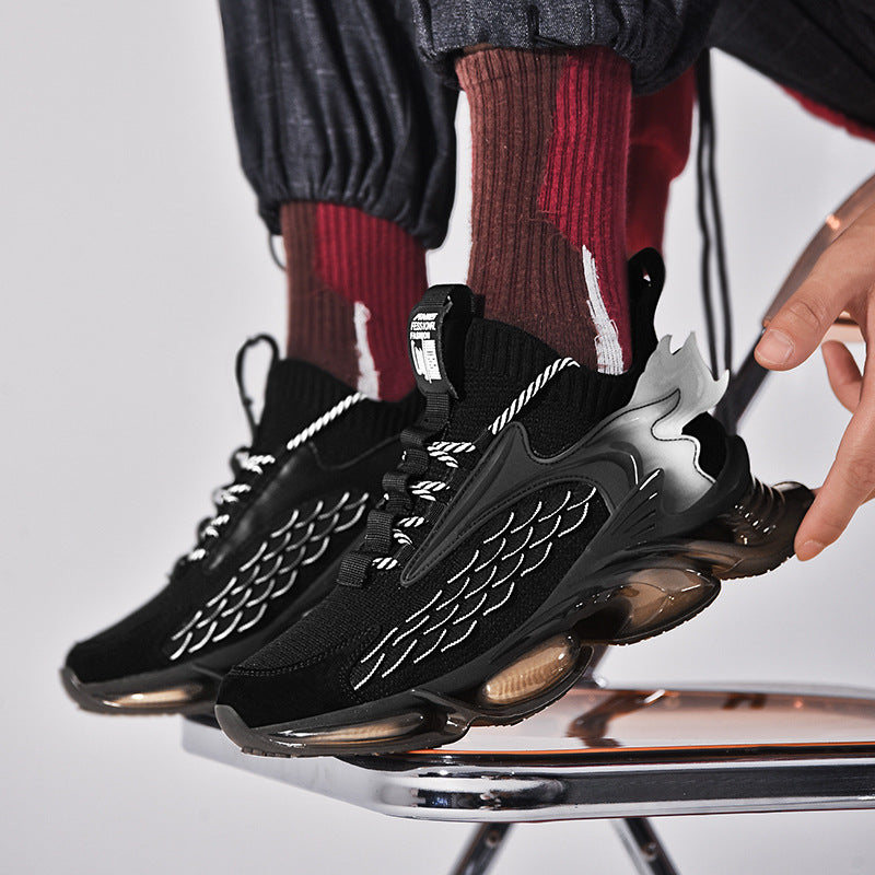 Atmungsaktive Mesh Laufsneaker mit niedrigem Schnitt