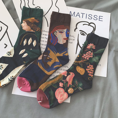Modische kreative Persönlichkeitssocken für Damen