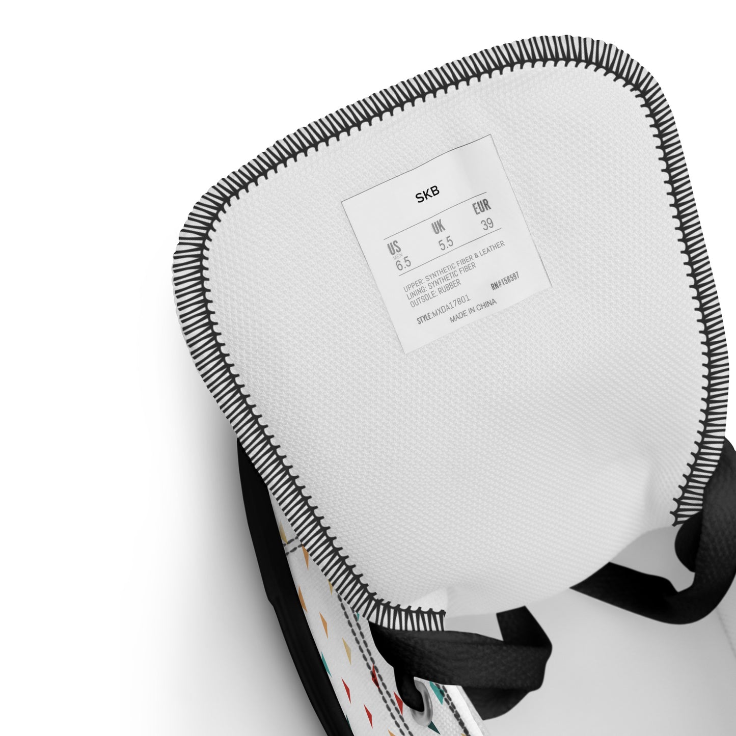 High-Top Leinenschuhe für Herren