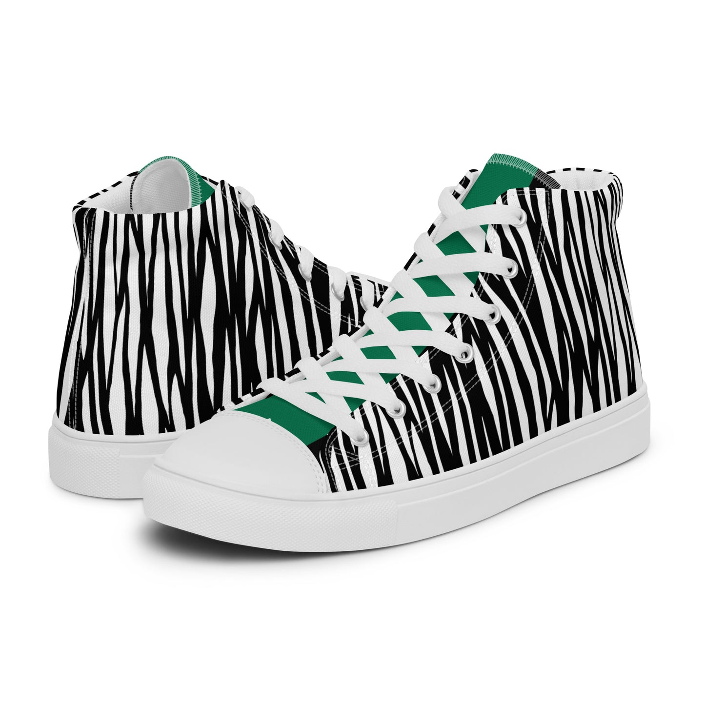 High-Top Leinenschuhe für Herren.Werte deinen Schuhschrank mit den High Top Canvas-Schuhen auf. Mit diesen handgefertigten, trendigen Schuhen peppst du dein Outfit garantiert auf.