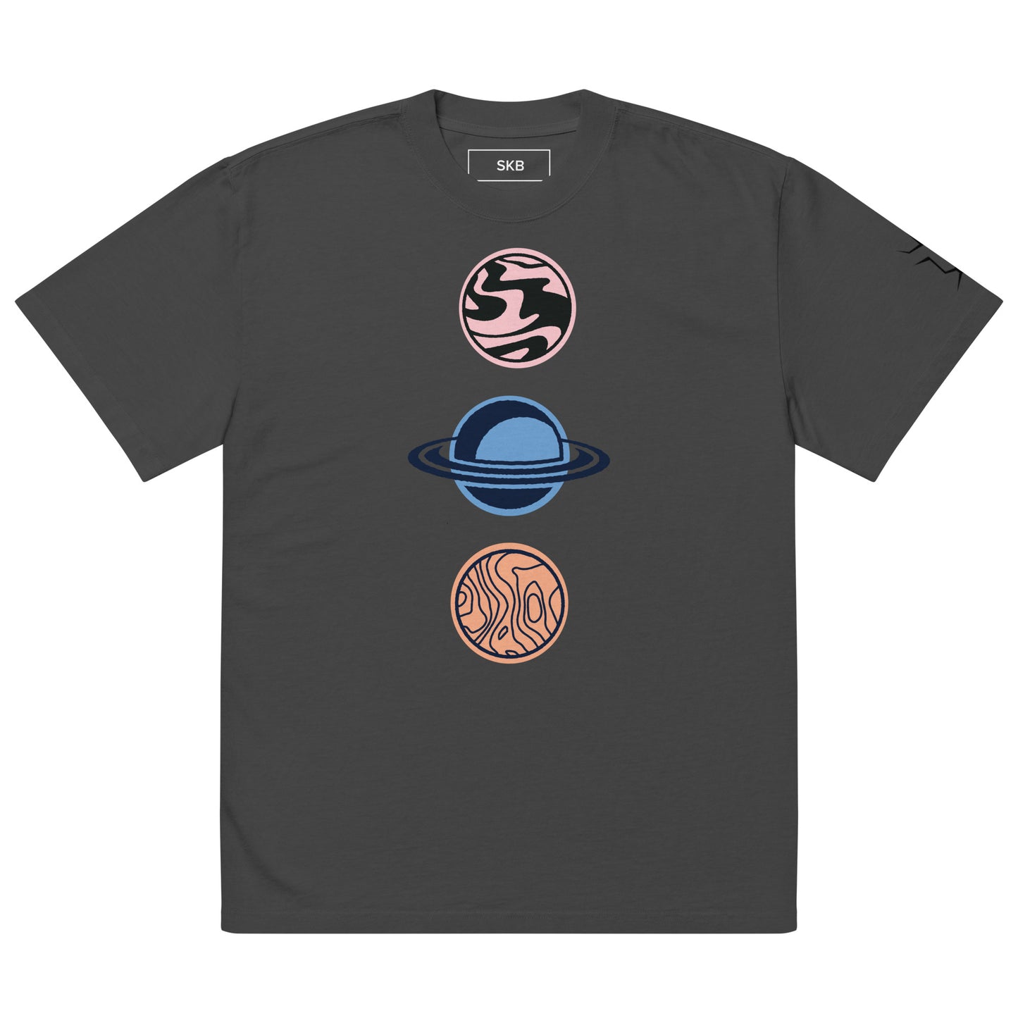 Oversized T-Shirt mit verwaschenem Look