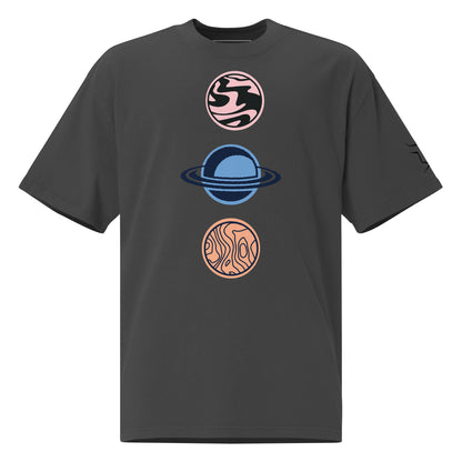 Oversized T-Shirt mit verwaschenem Look