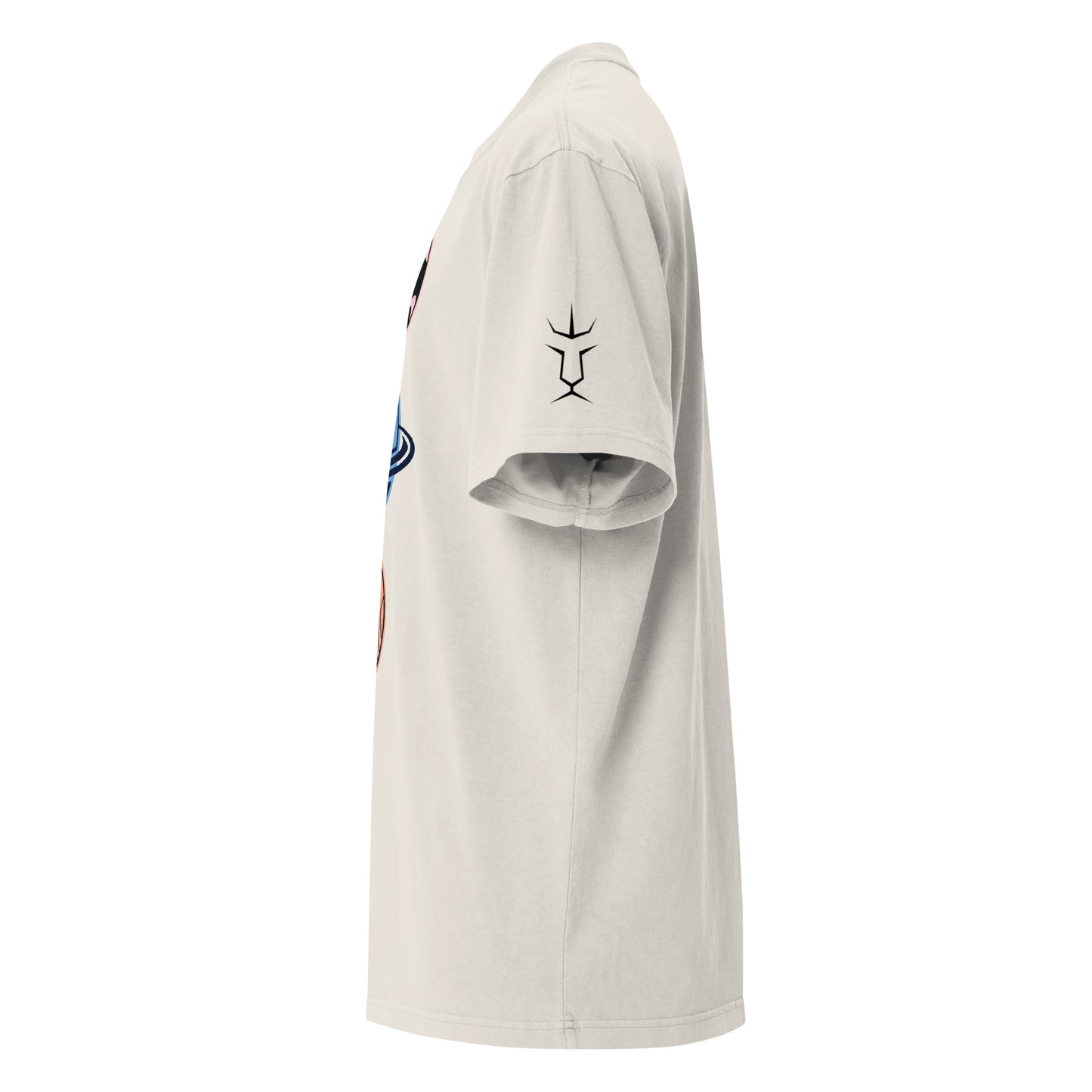 Oversized T-Shirt mit verwaschenem Look