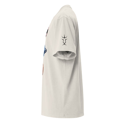 Oversized T-Shirt mit verwaschenem Look